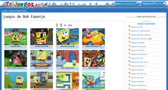Desktop Screenshot of bobesponja.trijuegos.com