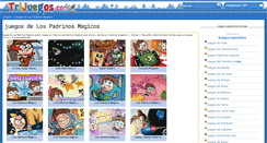 Desktop Screenshot of lospadrinosmagicos.trijuegos.com