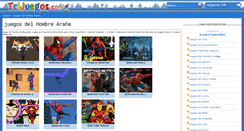 Desktop Screenshot of hombrearana.trijuegos.com
