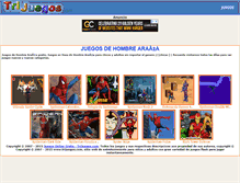 Tablet Screenshot of hombrearana.trijuegos.com